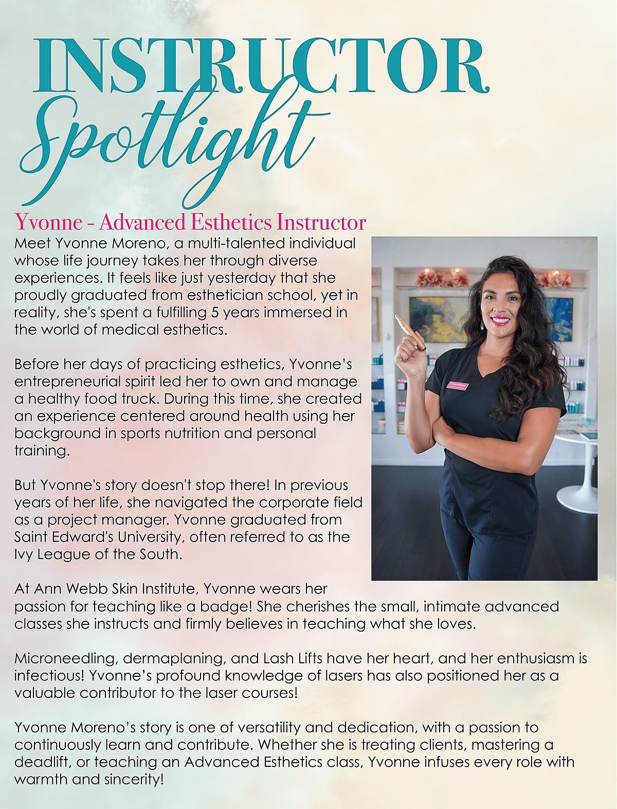 Conversations with Yvonne Moreno